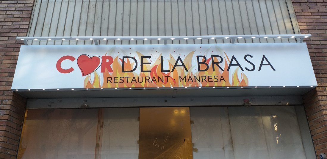 rótulos en Manresa